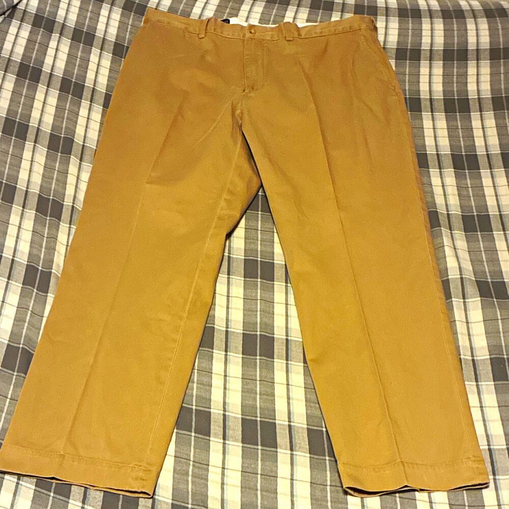 Polo Ralph Lauren Men’s Beige Cotton Twill Chino Classic Straight Leg 40